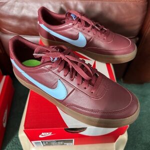 Nike Men's Killshot 2 Burgundy and Blue Sneakers M 6.5 W 8.0